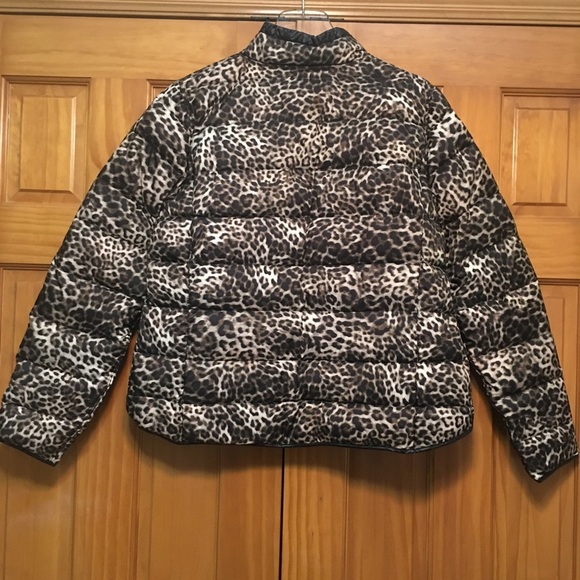 Seventy Venezia NWT Leopard Print Down Filled Jacket - Picture 8 of 16